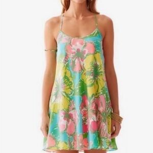 Lilly Pulitzer maisy silk floral slip dress